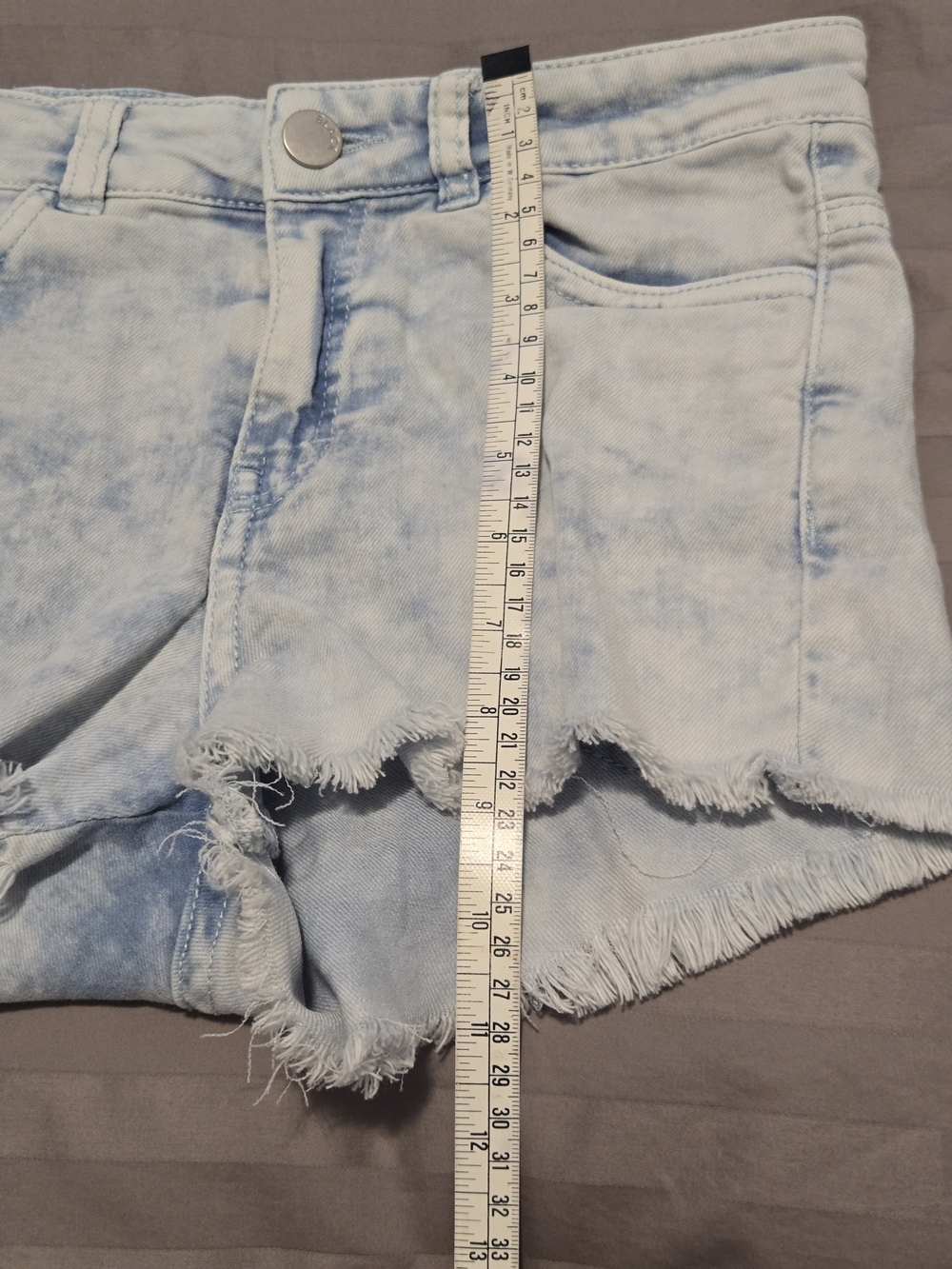 H&M Black, Light Blue & Medium Blue Denim Shorts Bundle Of 3 - Picture 6 of 12